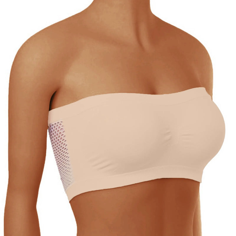 Stretch Strapless Bra Fashionable Summer Strapless Bra Suitable For One-Shoulder Tops