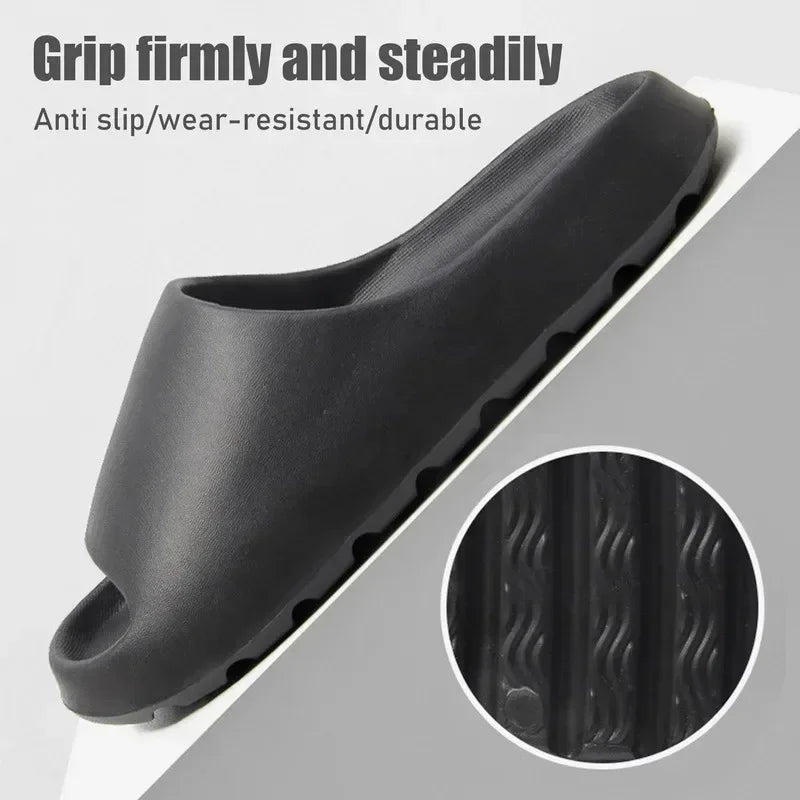 Men's Slippers Cloud Thick-soled Sandals Summer Fashion Soft Bottom Beach Men Slippers Women's Sandals EVA Slides Beach Sandals
