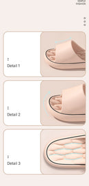 Super Light Soft Slippers Simple Fashion Slides EVA Elastic Shoes Colorful Sneakers In Door Bathroom Flip Flops
