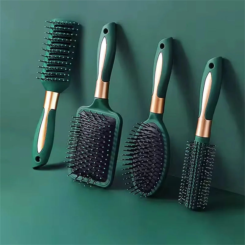Marseilis Hair Massage Air CushionComb Brush Scalp Hairbrush Detangle Anti Static Salon SPA Hairdressing Styling Tool Oval Round