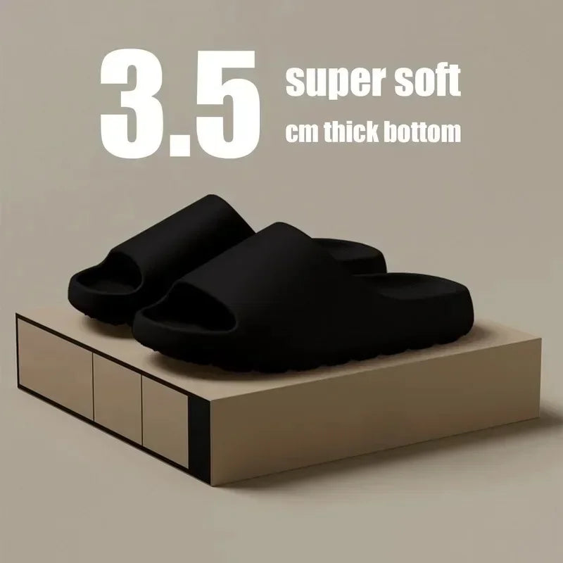 Men's Slippers Cloud Thick-soled Sandals Summer Fashion Soft Bottom Beach Men Slippers Women's Sandals EVA Slides Beach Sandals